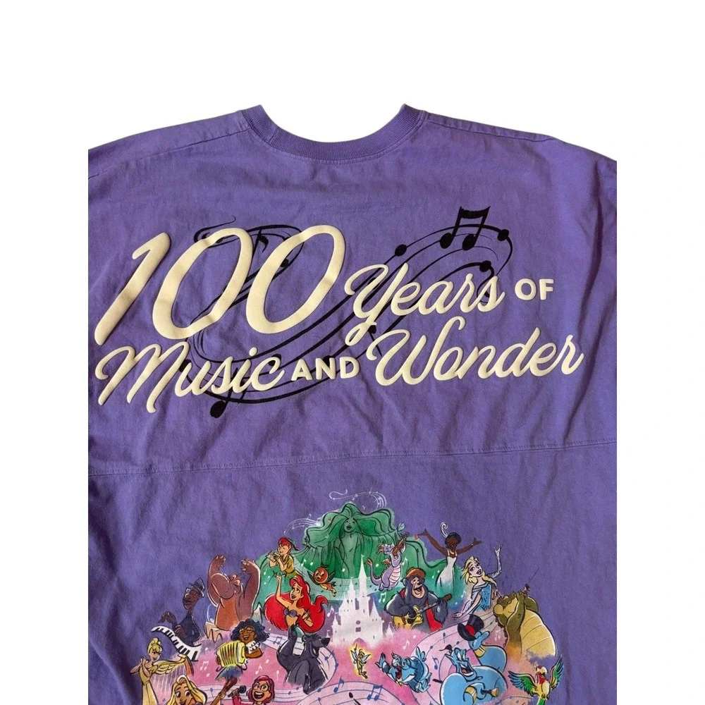 Disney 100 Years of Music‎ and Wonder Spirit Jersey Sz XL Nostalgia Collector